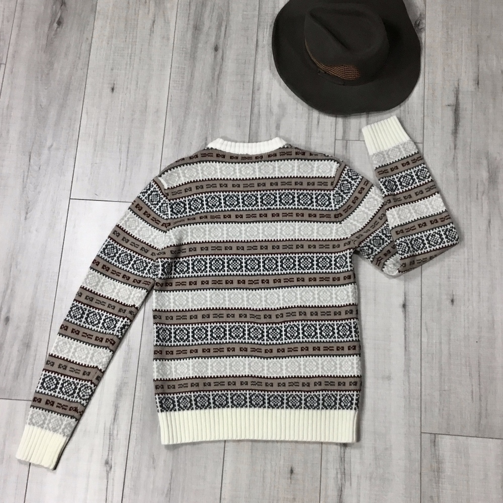 vintage geometric Repage sweater SZ  M - Picture 2 of 4